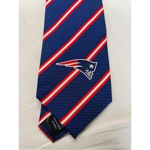 NFL New England Patriots Necktie Striped Logo Business‎ Career Tie
